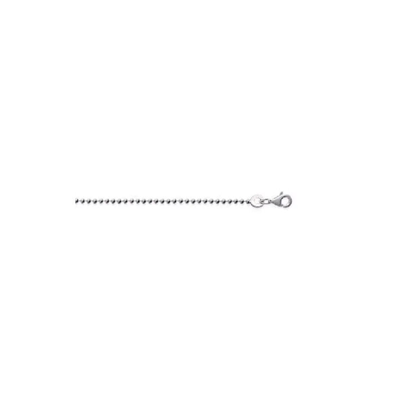 Chaîne De Cou Forçat En Argent 925 - Longueur 45cm - Rhodié - Neuf Avec étiquettes