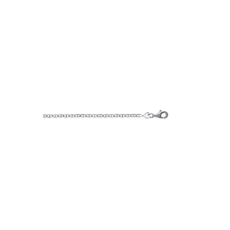 Chaîne Maille Corde Argent 925/1000 - 45 Cm X 2 Mm, Bijoux Poinçonnés Neufs