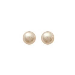 Boucles D'oreilles Perle de Majorque 6 MM Argent Massif 925/1000-Bijoux Femme