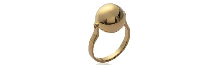 Bague Boule Plaqué Or 18Carats 3 Microns Garanti 10 ans Bijoux T48 à T64 CHOIX