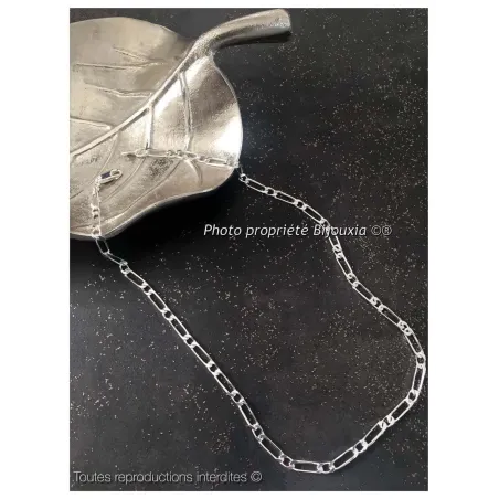 Chaîne Cou Maille Corde Argent 925 - 45 Cm X 2 Mm - Neuf Avec étiquettes Bijouxia