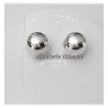 Boucles D'oreilles Boules 8 MM Argent Massif 925/1000 Bijoux Femme