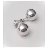 Boucles D'oreilles Boules 8 MM Argent Massif 925/1000 Bijoux Femme