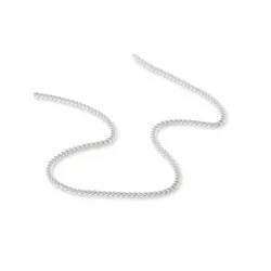 Chaîne Gourmette Robuste Argent Massif 925/1000 Longueurs 40/42/45/50/55/60/70CM
