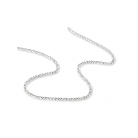 Chaîne Gourmette Robuste Argent Massif 925/1000 Longueurs 40/42/45/50/55/60/70CM