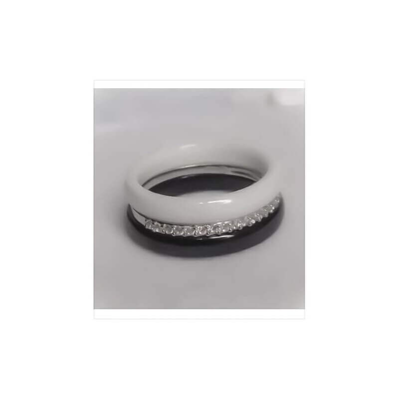 Bague En Argent 925 Avec Zircon - Taille 50 - Modèle Solitaire 337451-50 - Neuf (sans Emballage)