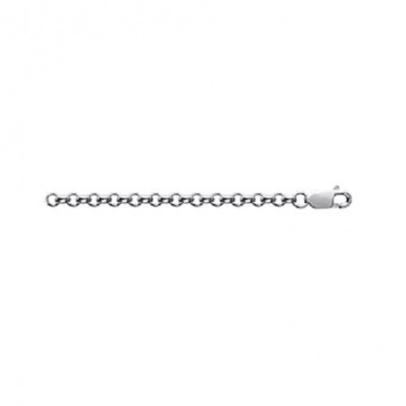 Collier Maille Jaseron Épais Argent Massif 925/1000 Bijoux Femme Poinconne 05 Vga