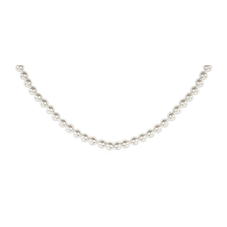 Collier Majorque Vintage, Fausse Perle Crème, Avec Boîte D'origine Et Certificat