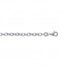 Chaîne Maille Forçat  Épaisse 70 cm  Argent Massif 925/1000  Bijoux NEUF