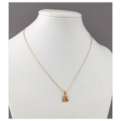 Collier chaîne + pendentif Cheval - Plaqué or 18 CARATS Garanti 10 ANS - Bijoux 