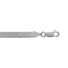 Collier Maille Miroir 42CM Argent Massif 925/1000  Bijoux Femme  Poinçonné