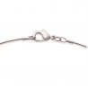 Collier Ras De Cou Maille Oméga ronde  42cm Argent Massif 925/000 Bijoux Femme