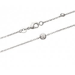 Bracelet fin Cristal  Oxyde de Zirconium  Argent 925/000 - Rhodié Bijoux Femme