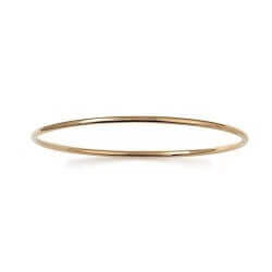 Bracelets Lot Triple Joncs  Plaqué Or 18 Carats 750/1000 6,2cm Bijoux Femme