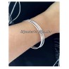Bracelets Lot Triple Joncs  Argent Massif 925/1000  6,2 cm  Bijoux Femme