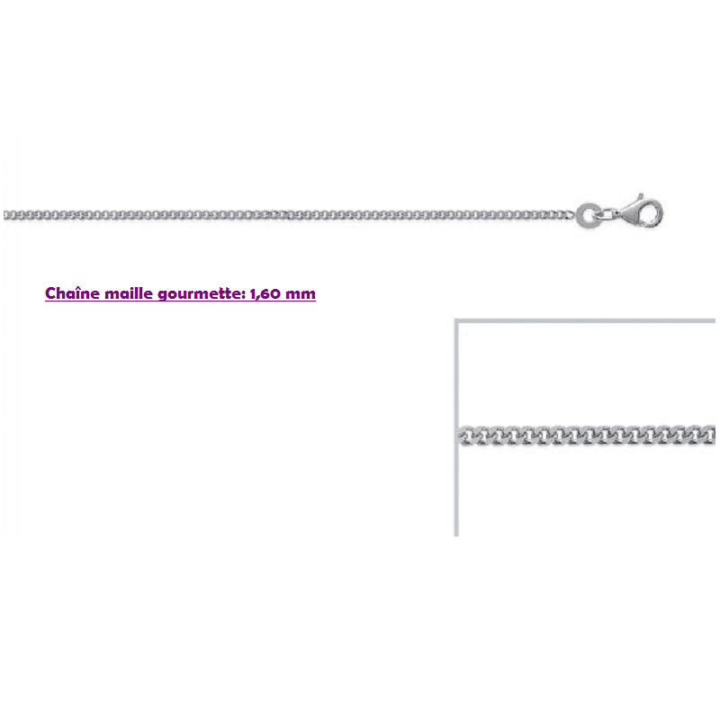 Chaînes Argent Massif 925/1000 -  Choix Modèles - Tailles au Choix Bijoux 