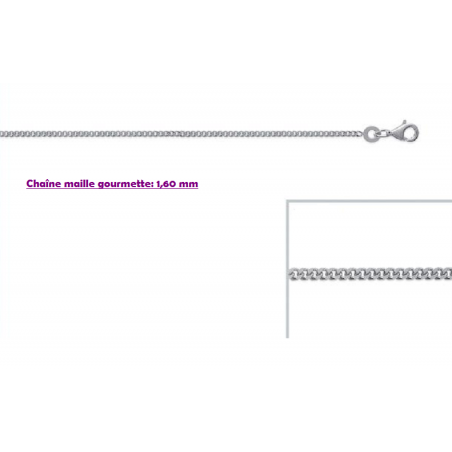 Chaînes Argent Massif 925/1000 -  Choix Modèles - Tailles au Choix Bijoux 