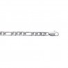 Bracelet Maille Figaro  6,5 MM X 21 CM Argent Massif 925/1000 Bijoux Homme  NEUF
