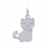 Pendentif Chaton En Argent Massif 925/1000 Bijoux Enfant