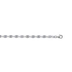 Bracelet Petites Mailles En Argent Massif 925/000 Bijoux Femme