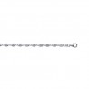 Bracelet Petites Mailles En Argent Massif 925/000 Bijoux Femme