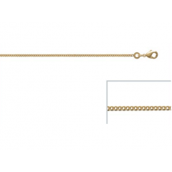 Chaîne Maille gourmette Plaqué Or 18 carats Garanti 10ans 50 cm Bijoux Mixte