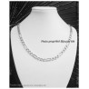 Chaîne Maille Figaro 50 cm  Argent Massif 925/1000 Bijoux Homme 
