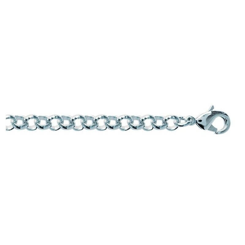 Apprêt extension chaînette Jaseron Argent Massif 925/000 Bracelet ou Collier