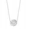 Collier pendentif ajourée arabesque en Argent Massif 925/000 Bijoux Femme Neuf