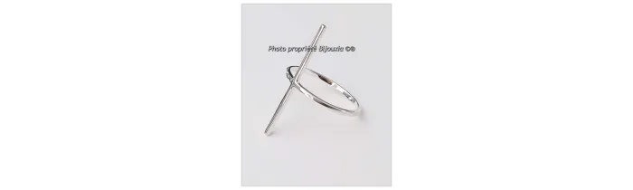 Bague Forme Croix en Argent Massif 925/1000 Taille choix Poinçonné Bijoux femme