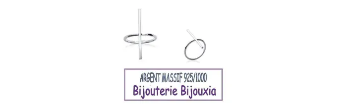 Bague Forme Croix en Argent Massif 925/1000 Taille choix Poinçonné Bijoux femme