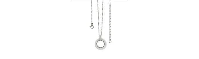 Pendentif Céramique ZIRCONIUM Acier inoxydable Bijoux Femme