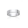 Bague Alliance Lisse Argent Massif 925/1000 Rhodié 50-52-54-56-58-60-62-64-66-68