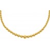 Collier Maille boules Plaqué Or 18 Carats 45 cm Bijoux Femme NEUF