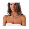 Collier maille palmier Argent massif 925/1000 Bijoux femme Qualité Bijouterie