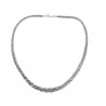 Collier maille palmier Argent massif 925/1000 Bijoux femme Qualité Bijouterie