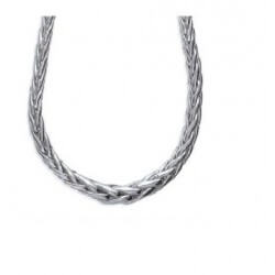 Collier maille palmier Argent massif 925/1000 Bijoux femme Qualité Bijouterie