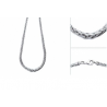 Collier maille palmier Argent massif 925/1000 Bijoux femme Qualité Bijouterie