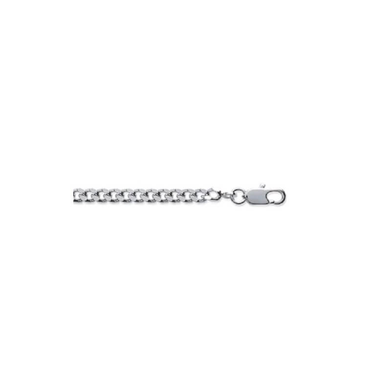 Chaîne Cheville Argent Massif 925 - 2,47g, Maille Gourmette, Occasion
