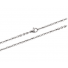 Chaîne Maille Forçat 45 CM En Acier Inoxydable 316L Bijoux Homme/Femme