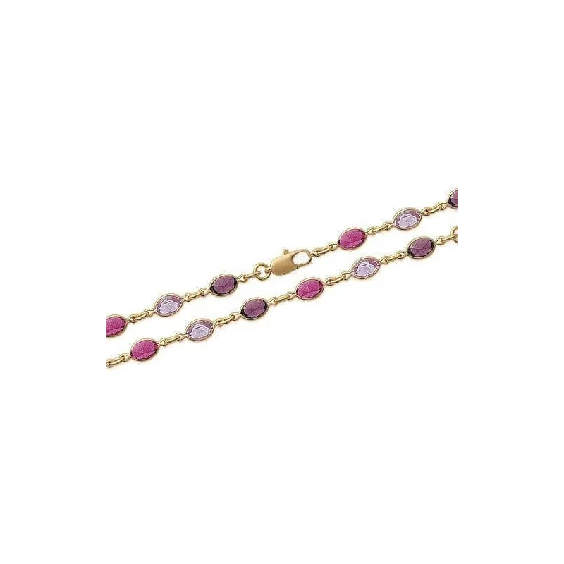 Broche Vintage Couronne En Cristal – Plaqué Or, Perles Violettes Et Blanches