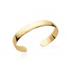 Bracelet Jonc Ouvert Plaqué Or 18 Carats 750/1000