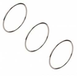 BRACELETS LOT TROIS JONCS ÉPAIS ARGENT MASSIF 925/1000 CHOIX