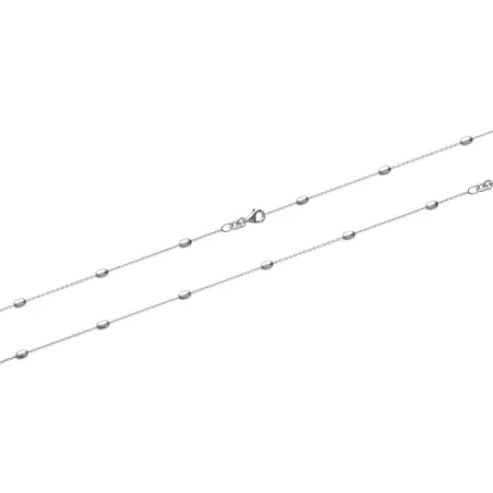 Collier Fines Gouttes D'eau En Argent Massif 925/1000 - Bijoux Pour Femme - Neuf Avec étiquettes - Marque Bijouxia