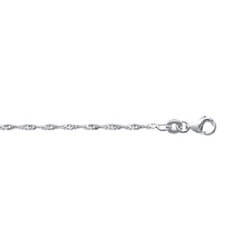 Chaîne de cou Finesse  Maille Singapour 45cm Argent Massif 925/000 Bijoux femme