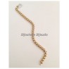 Bracelet Moderne Maille Boules Plaqué Or 18 carats Garanti  NEUF  Bijoux Femme
