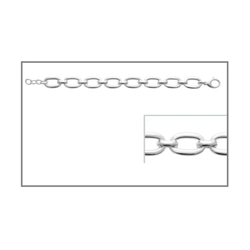 Bracelet Maille Argent 925/1000 Poinçonné – Neuf Avec étiquettes – Bijou Femme/homme
