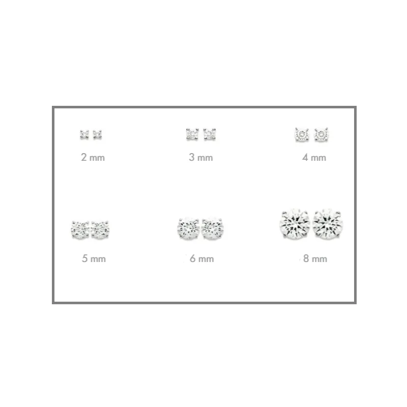 Boucles D'oreilles Puces En Argent 925 Avec Rubis Marquise Et Zirconium - Style Fleur, Rhodié