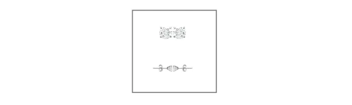 Boucles D'oreilles 5MM Puces Zirconium Argent Massif 925/000 Rhodié