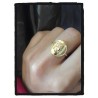 Bague Napoléon Pièce Louis d'or En Plaqué Or Tailles 48-50